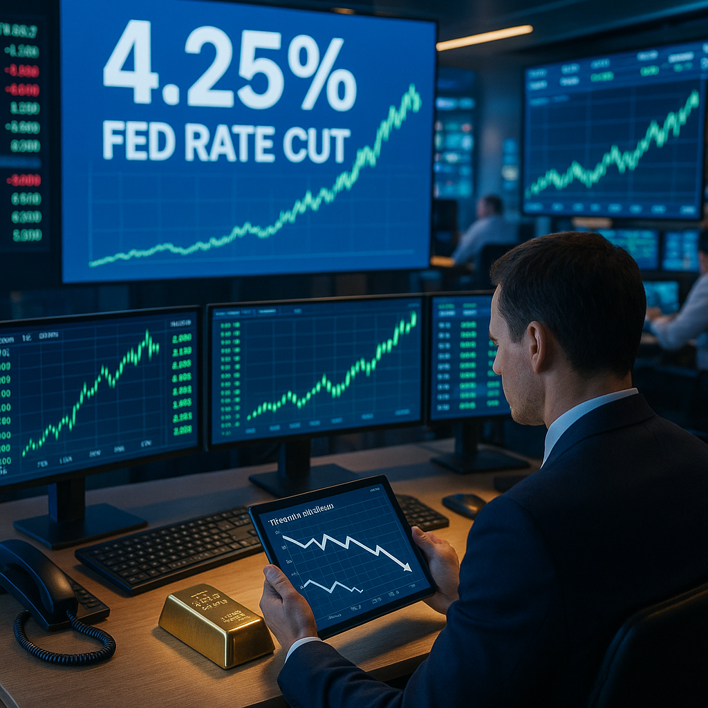 Fed cuts rates 25bps to 4.25% and gold hits record high as safe havens surge – Press Review 24 September 2025