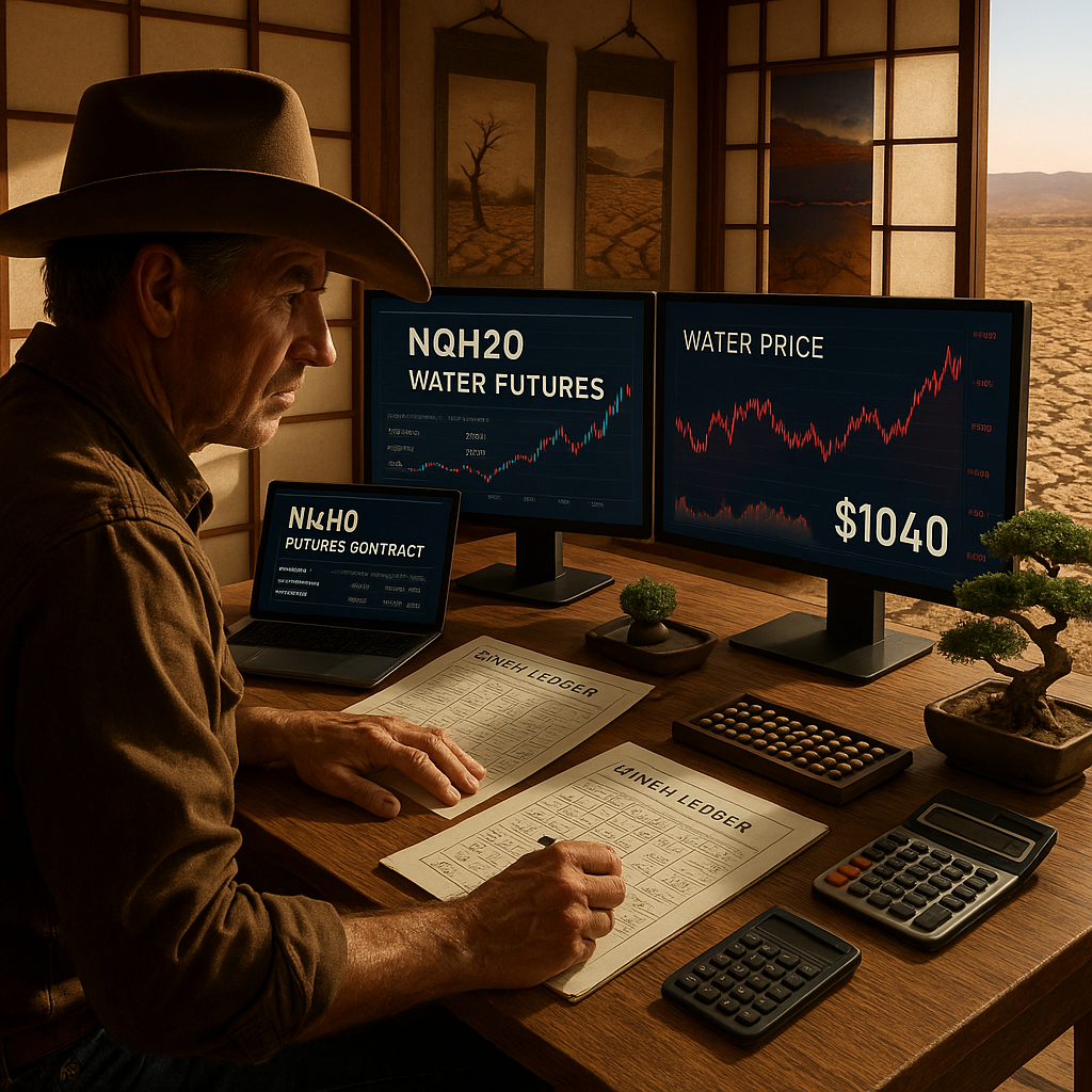 How a Water Trader Used NQH2O Futures to Hedge Drought Risk: A Rancherโs Story
