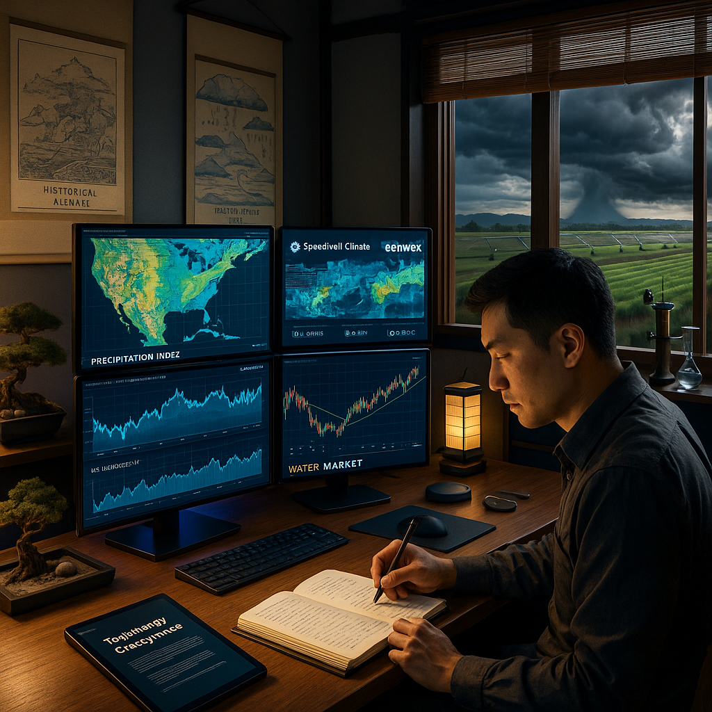 Weather Derivative Data & Water Trading: Market Outlook 2025+